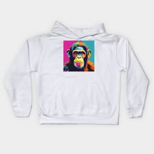 Apes Together Strong Pop Art 1 Kids Hoodie